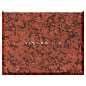 Lot de pierres naturelles de granit rouge en gros